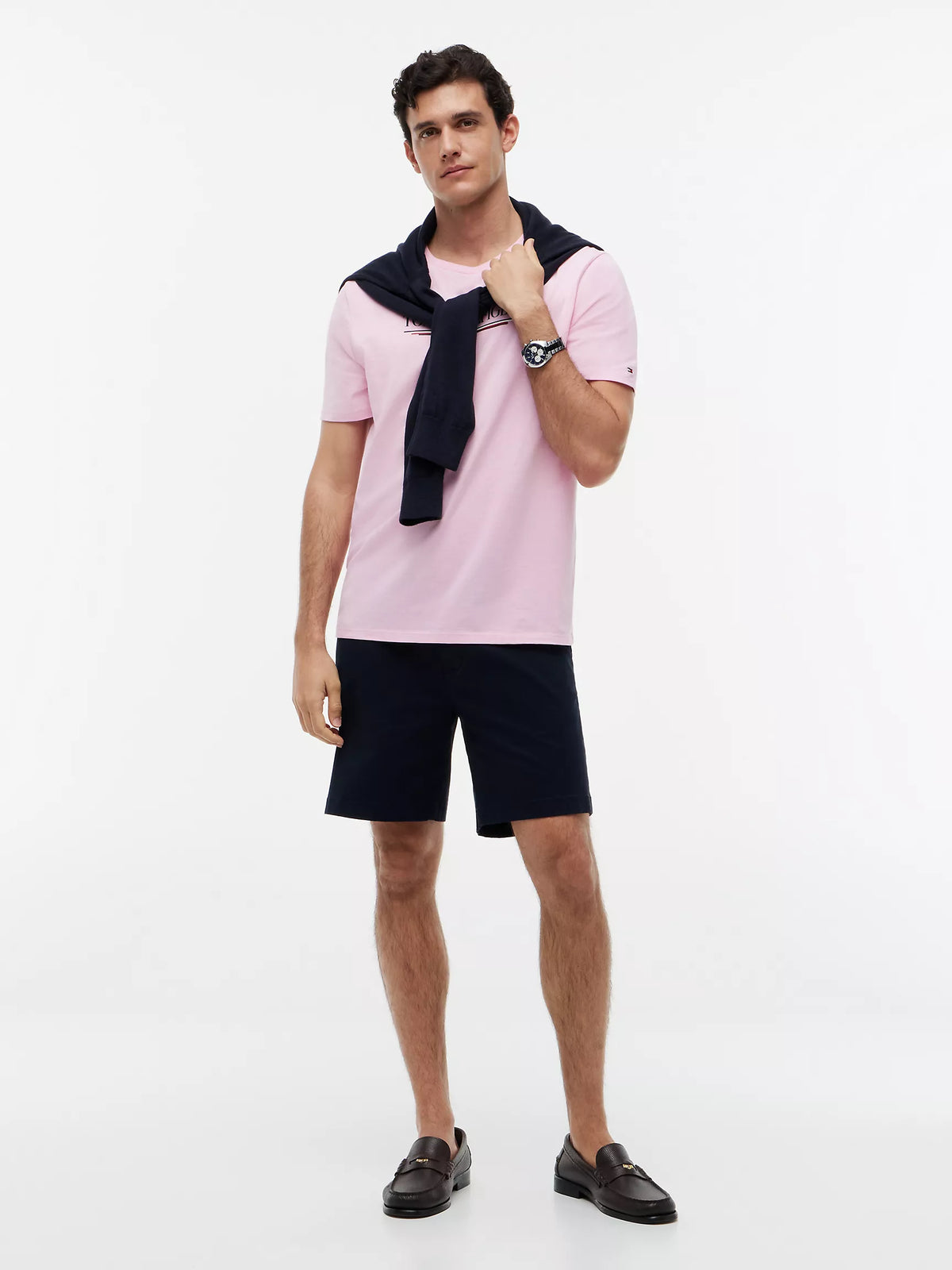 Hilfiger New York Logo T-Shirt Classic Pink