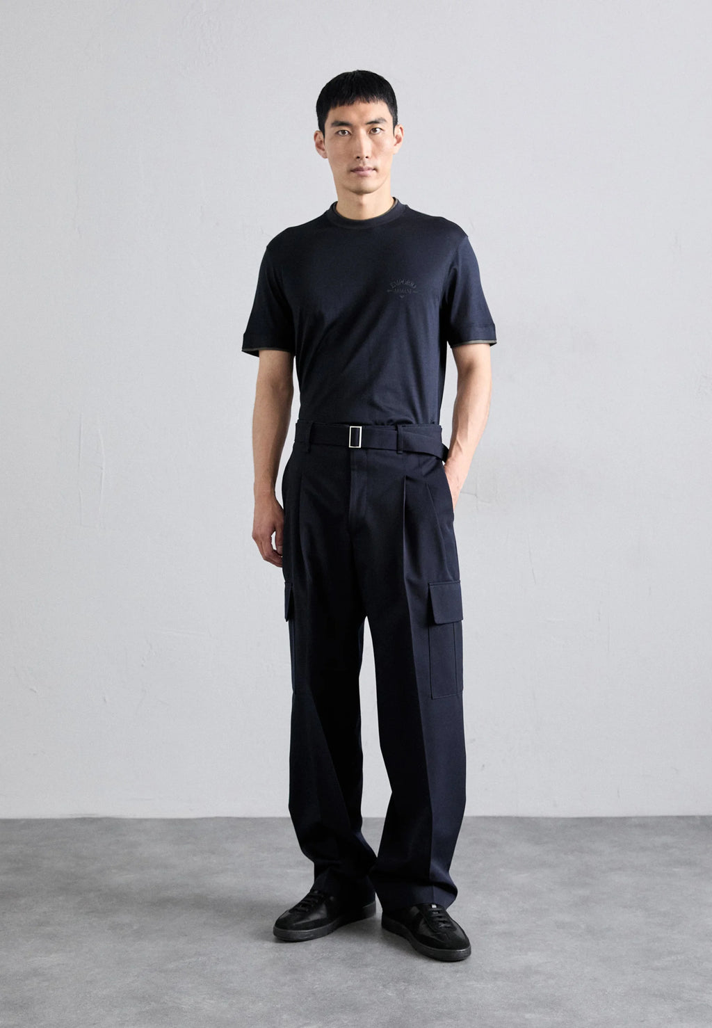 Emporio Armani Basic T-shirt - blu navy