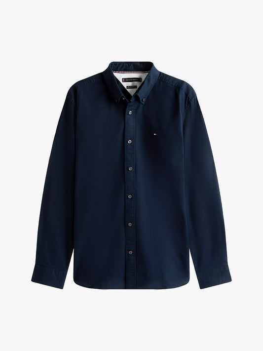 Tommy Hilfiger - Rain Dance Regular Fit Linen Shirt Navy