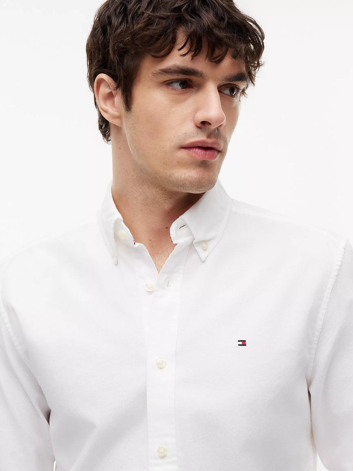 Tommy Regular Fit Oxford Shirt Optic White