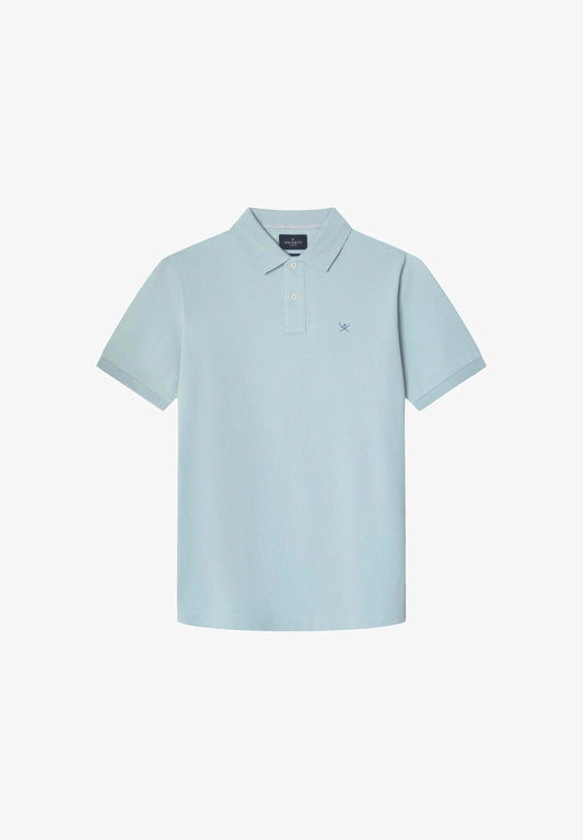 Hackett London LOGO - Polo shirt - lagoon blue
