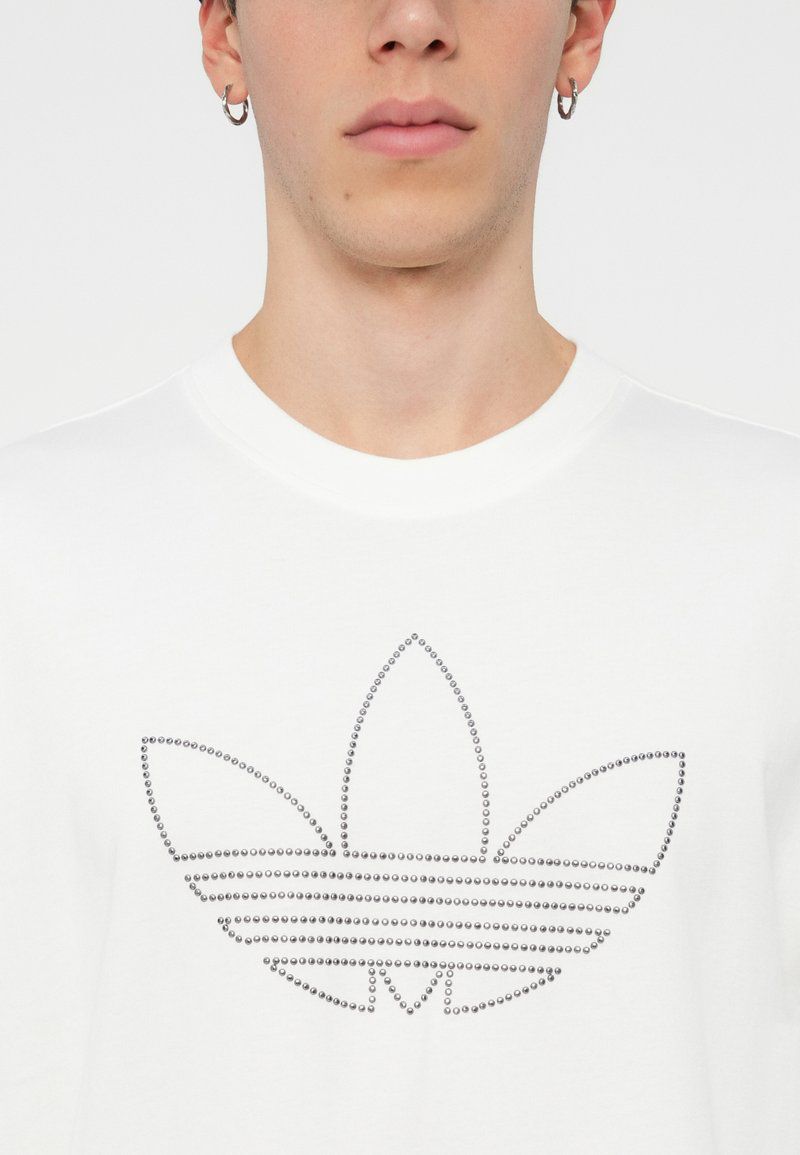 Adidas Originals STUDDED TEE - Print T-shirt - white