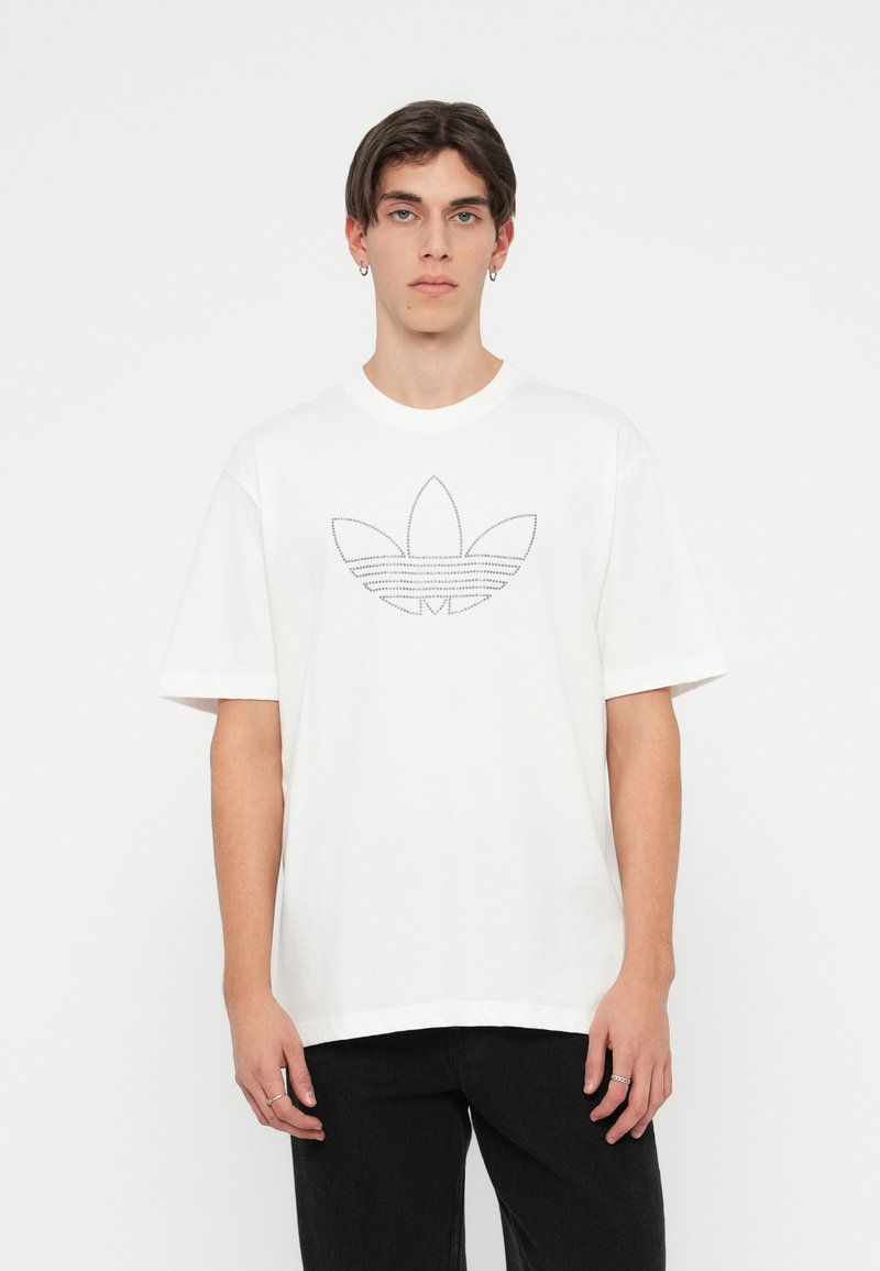 Adidas Originals STUDDED TEE - Print T-shirt - white