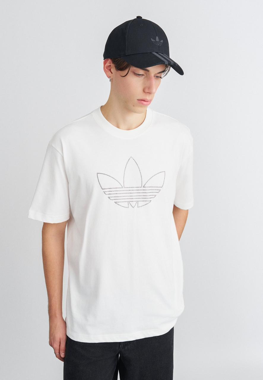 Adidas Originals STUDDED TEE - Print T-shirt - white