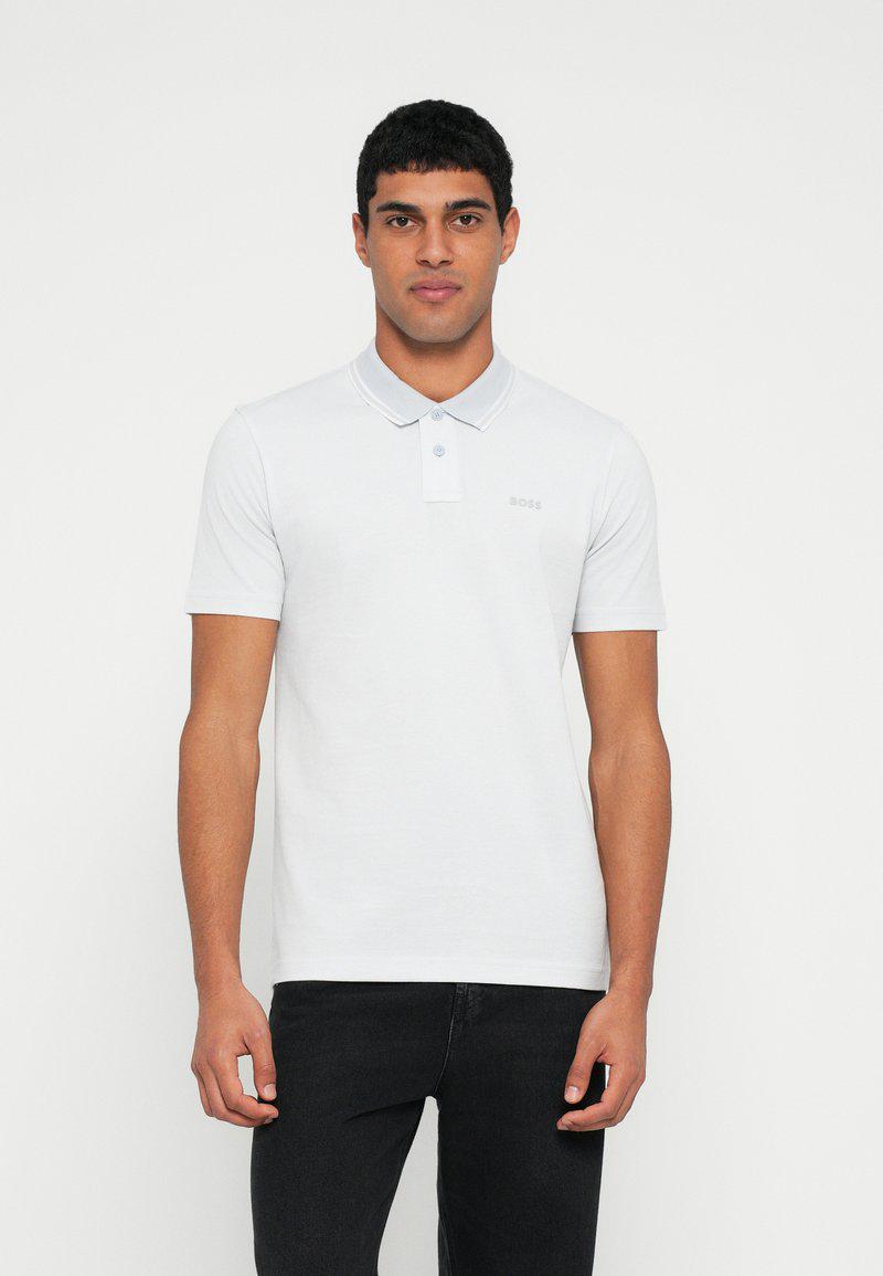 BOSS Polo shirt - pastel grey