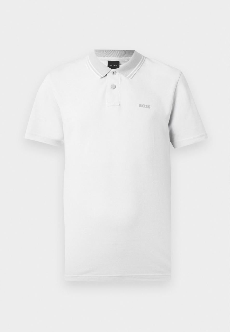 BOSS Polo shirt - pastel grey