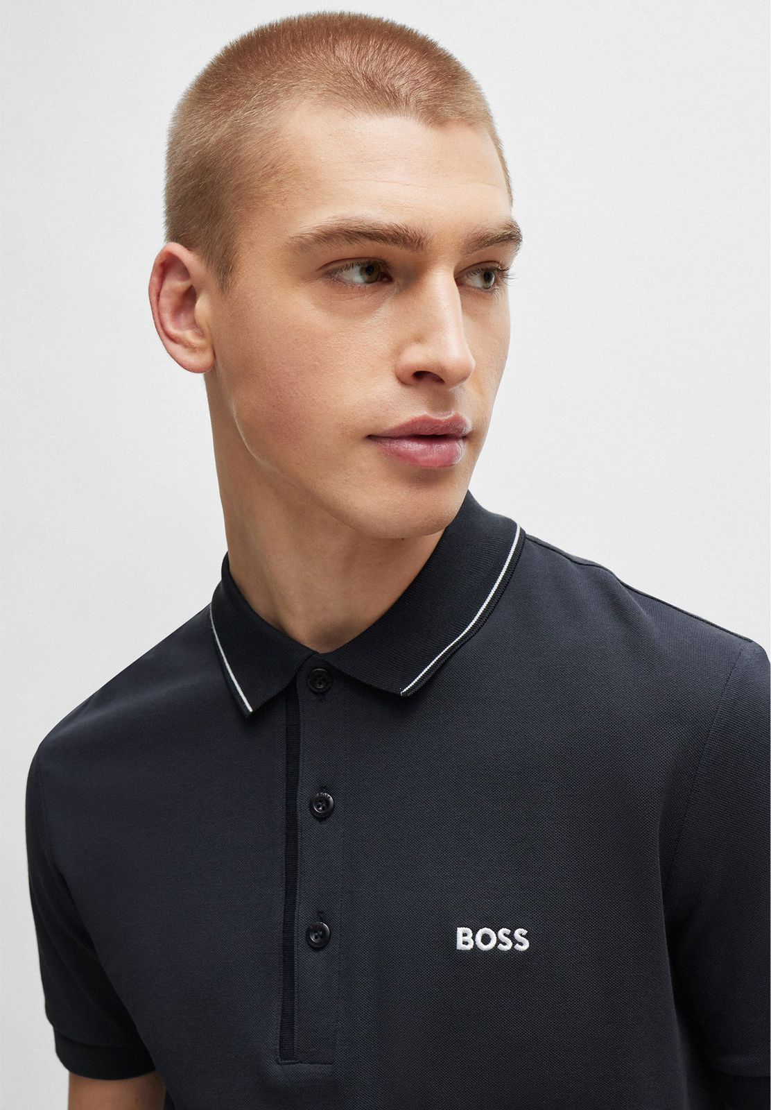 BOSS PAULE - Polo shirt - dark blue