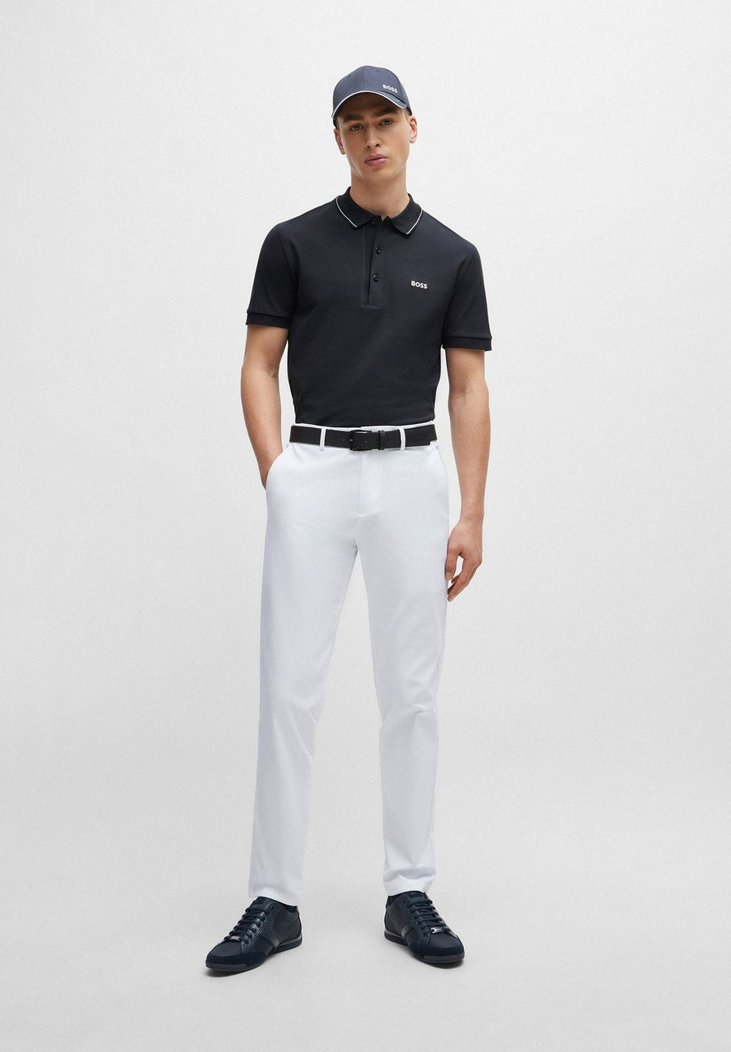 BOSS PAULE - Polo shirt - dark blue