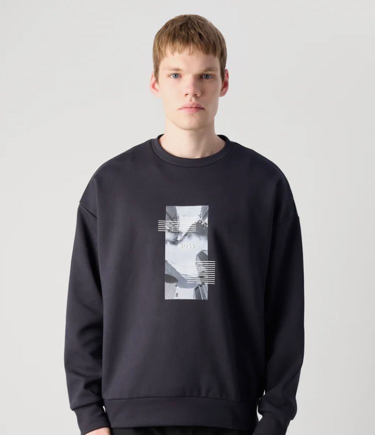 Boss - Navy Blue Sweatshirt