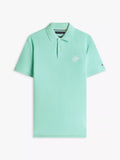 Tommy Hilfiger - Arctic Aqua Regular Fit Script Monogram Pique Polo