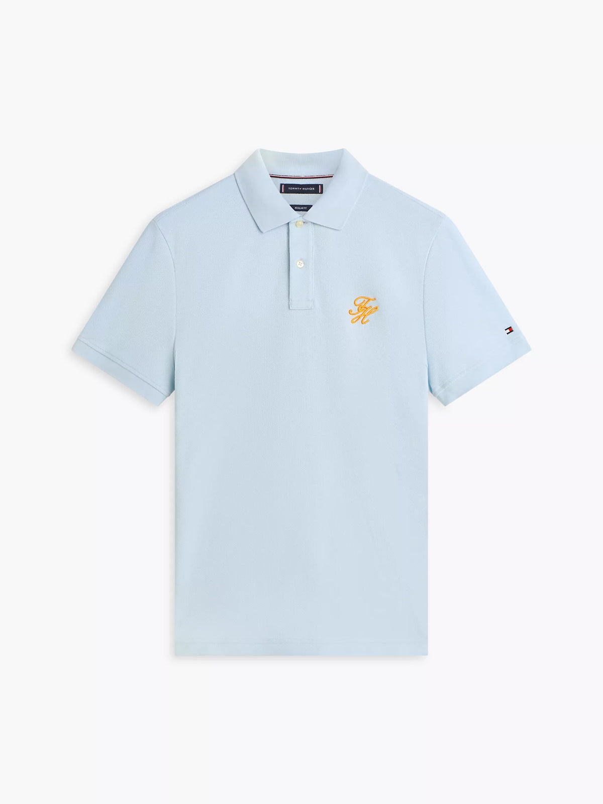 Tommy Hilfiger - Keepsake Blue Regular Fit Script Monogram Pique Polo