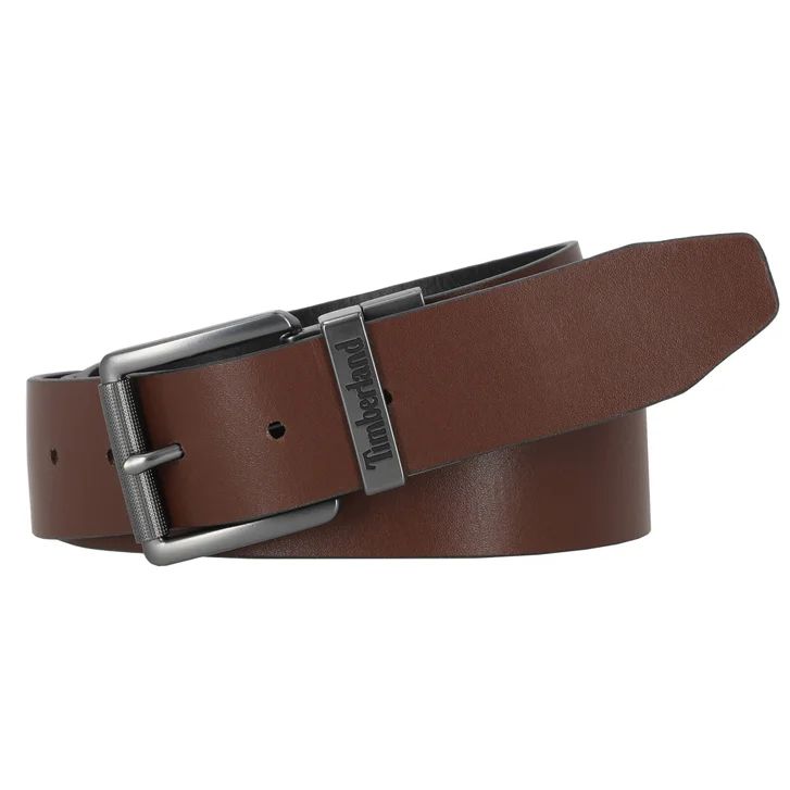Timberland - Double face 100% Leather Belt (Black & Brown)