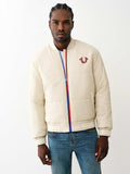 True Religion - Off-white Puffer Jacket