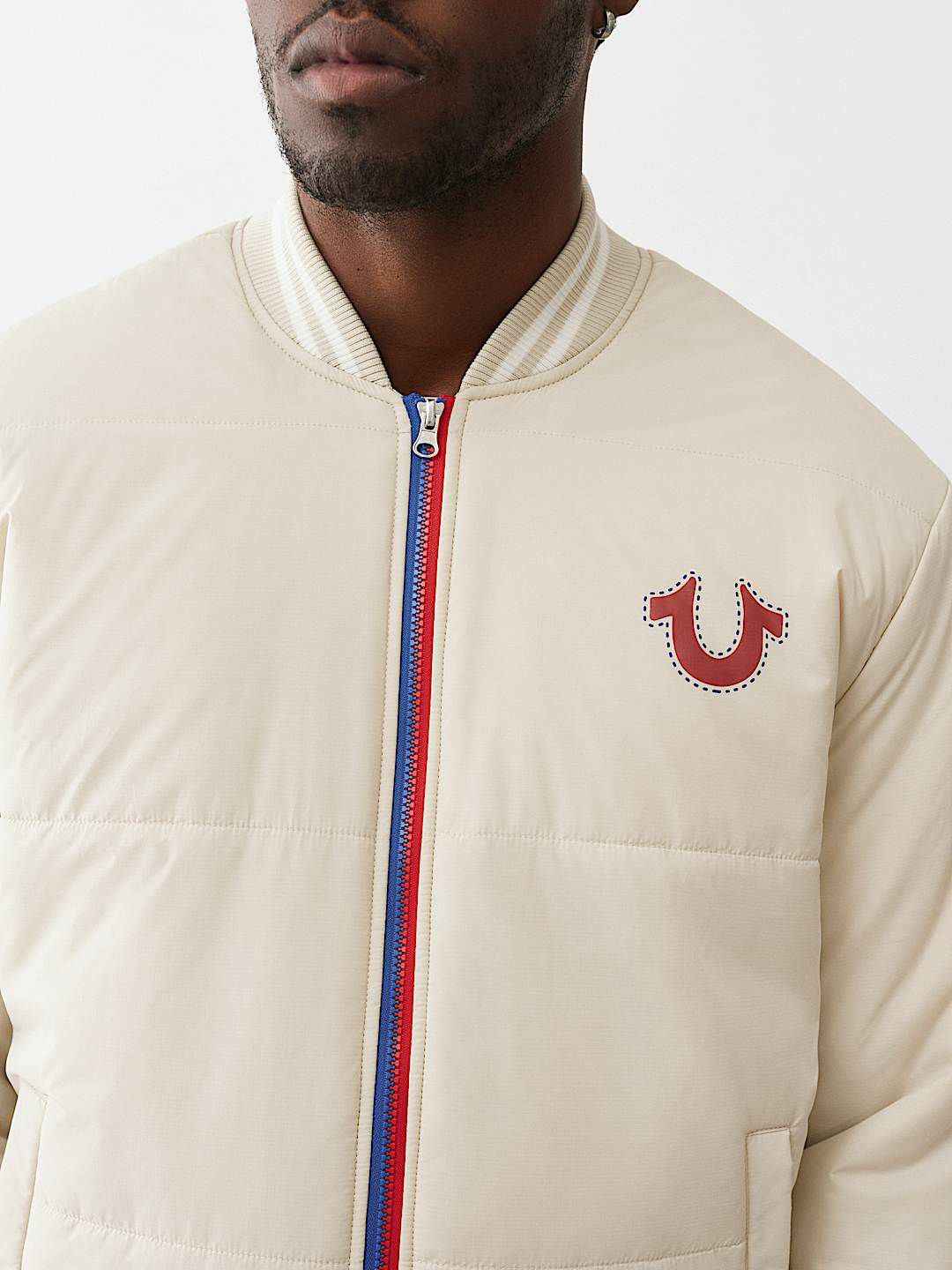 True Religion - Off-white Puffer Jacket