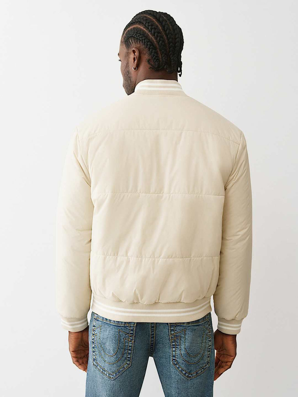 True Religion - Off-white Puffer Jacket