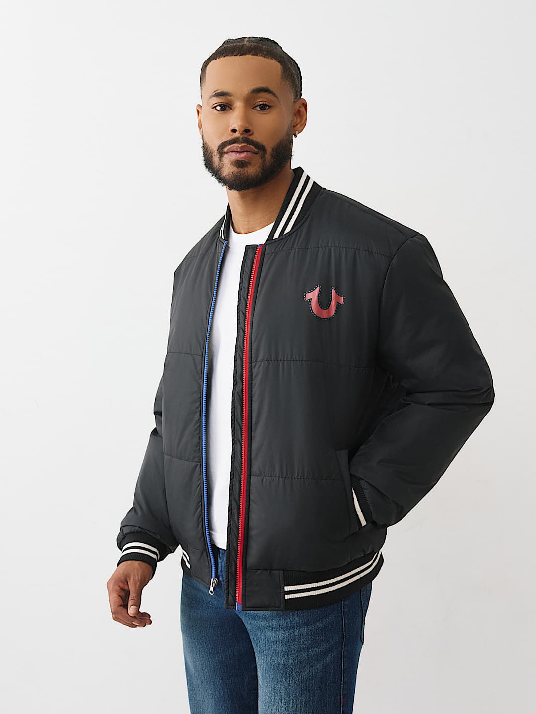 True Religion - Black Puffer Jacket