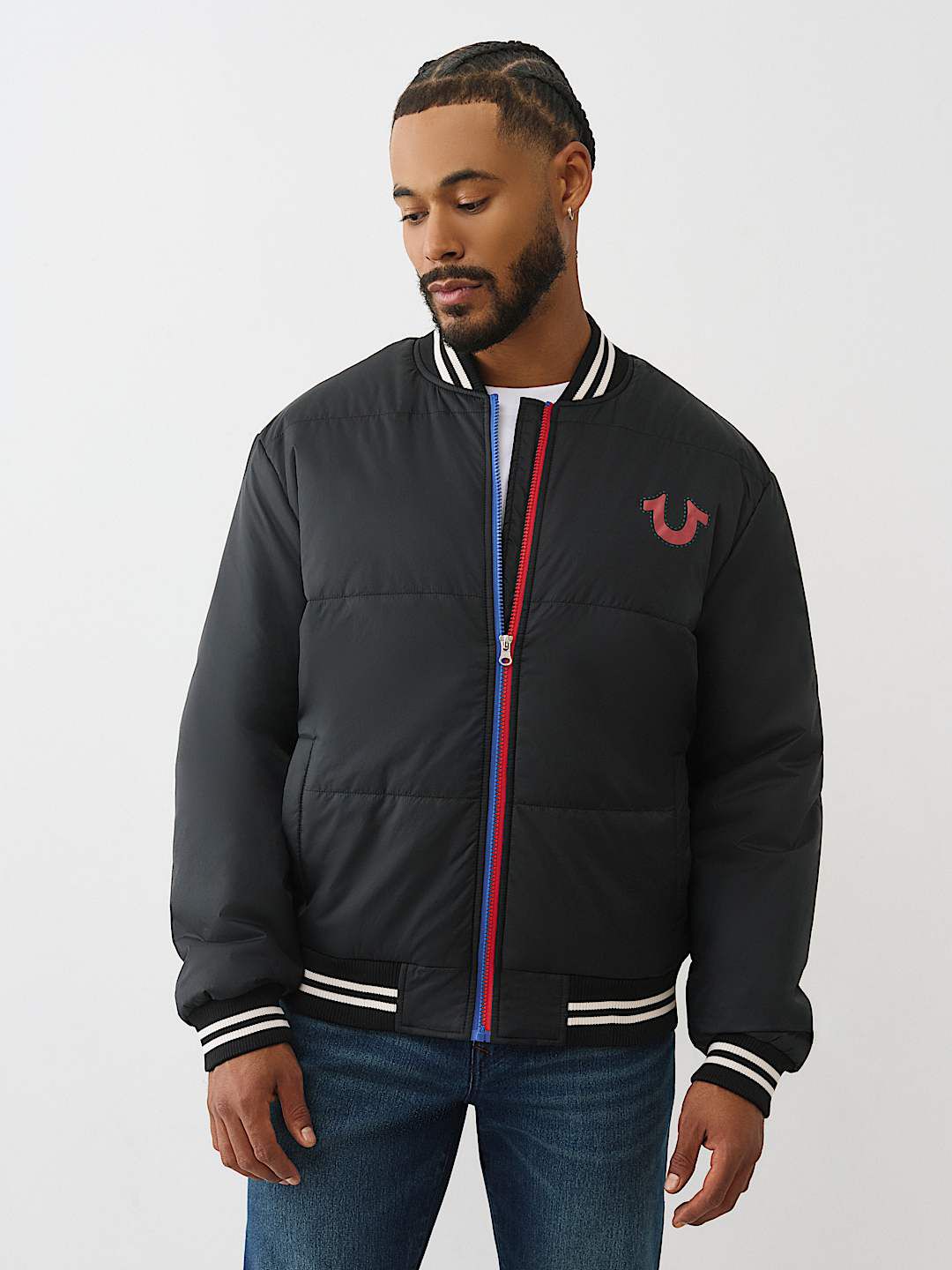 True Religion - Black Puffer Jacket