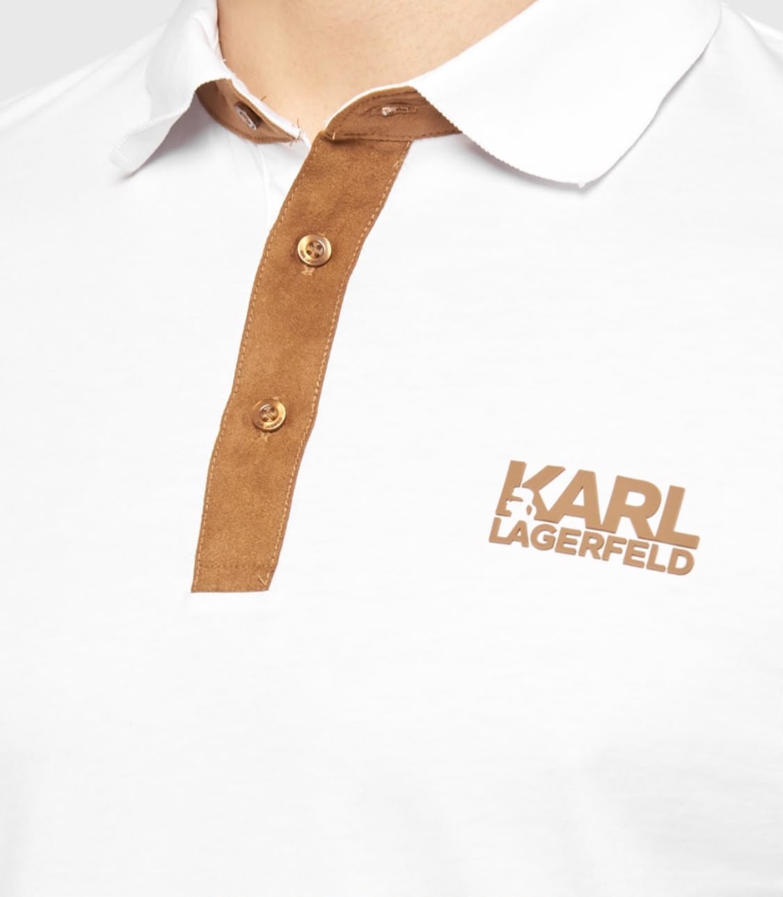 Karl Lagerfeld Men's Polo Shirt White