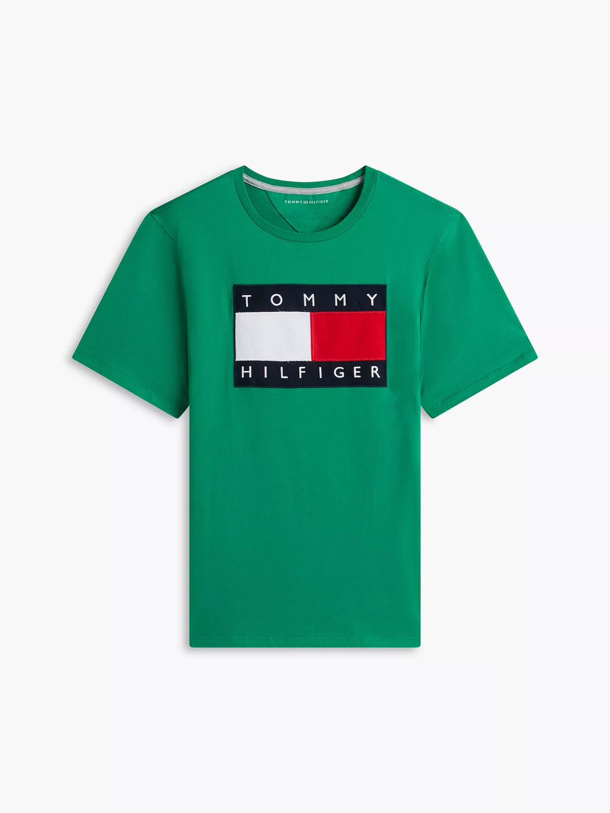 Hilfiger Big Flag Logo T-Shirt Olympic Green