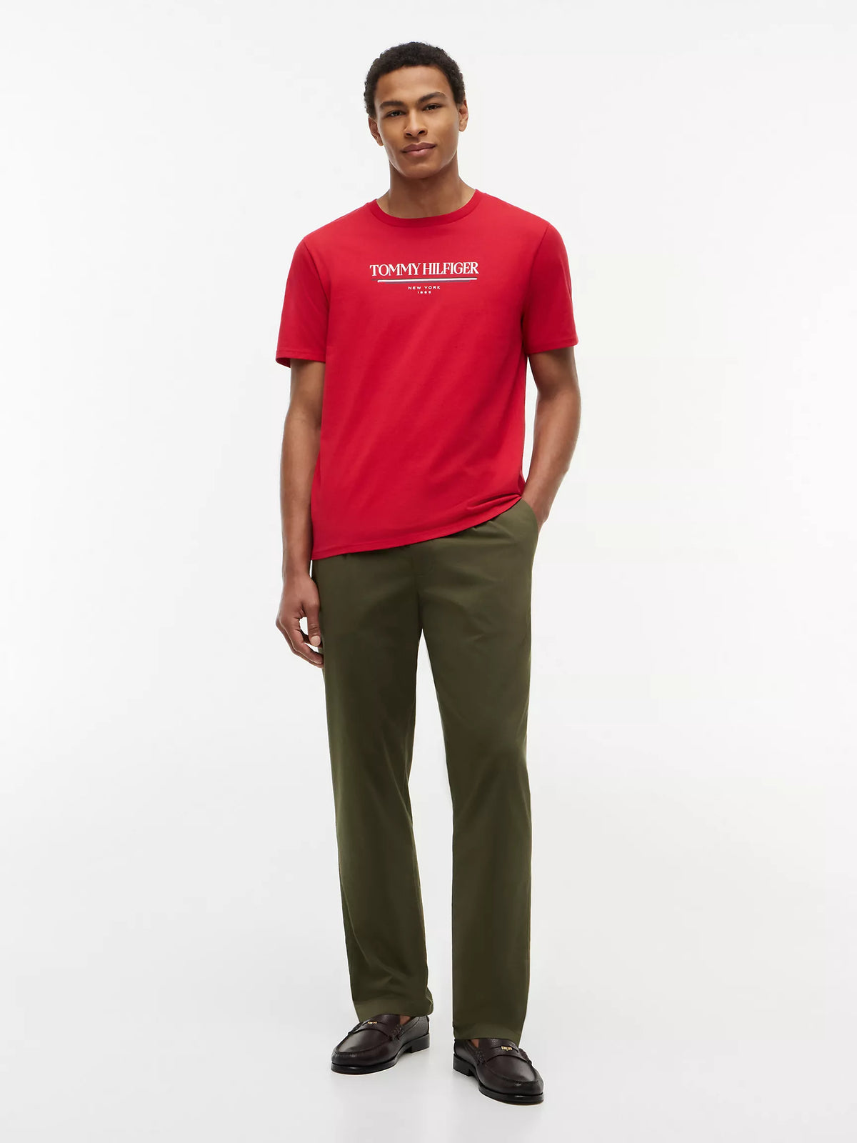 Hilfiger New York Logo T-Shirt Primary Red