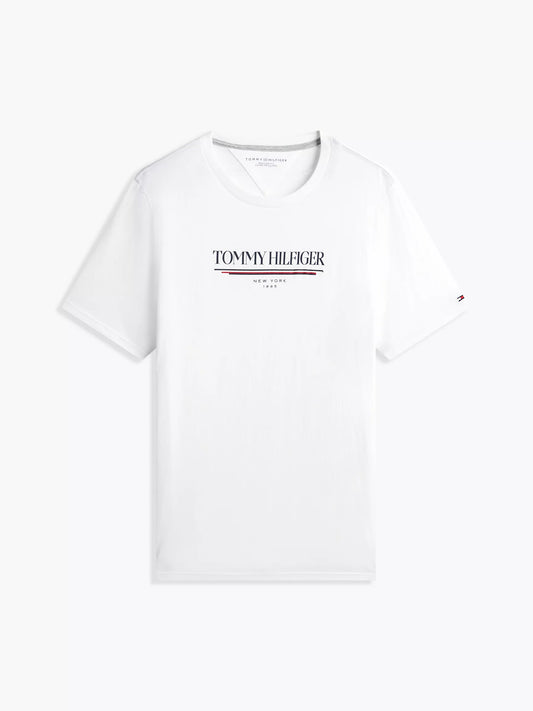 Hilfiger New York Logo T-Shirt Optic White
