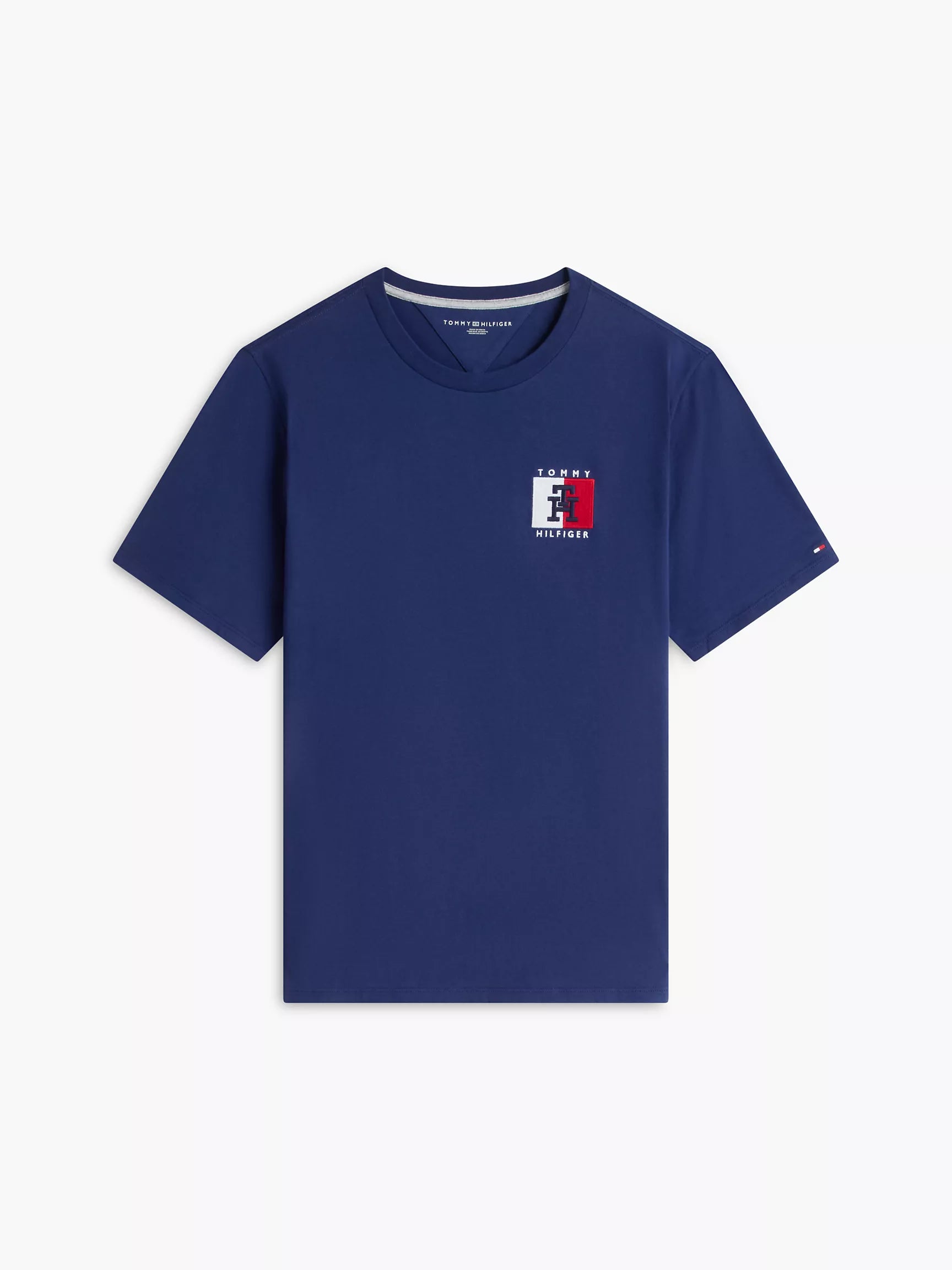 Two-Tone Flag Logo T-Shirt Navy