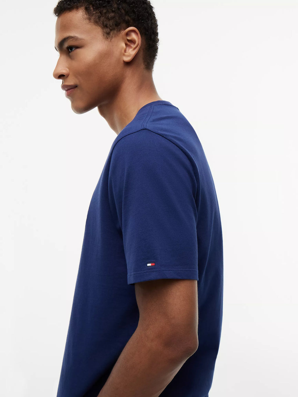 Two-Tone Flag Logo T-Shirt Navy