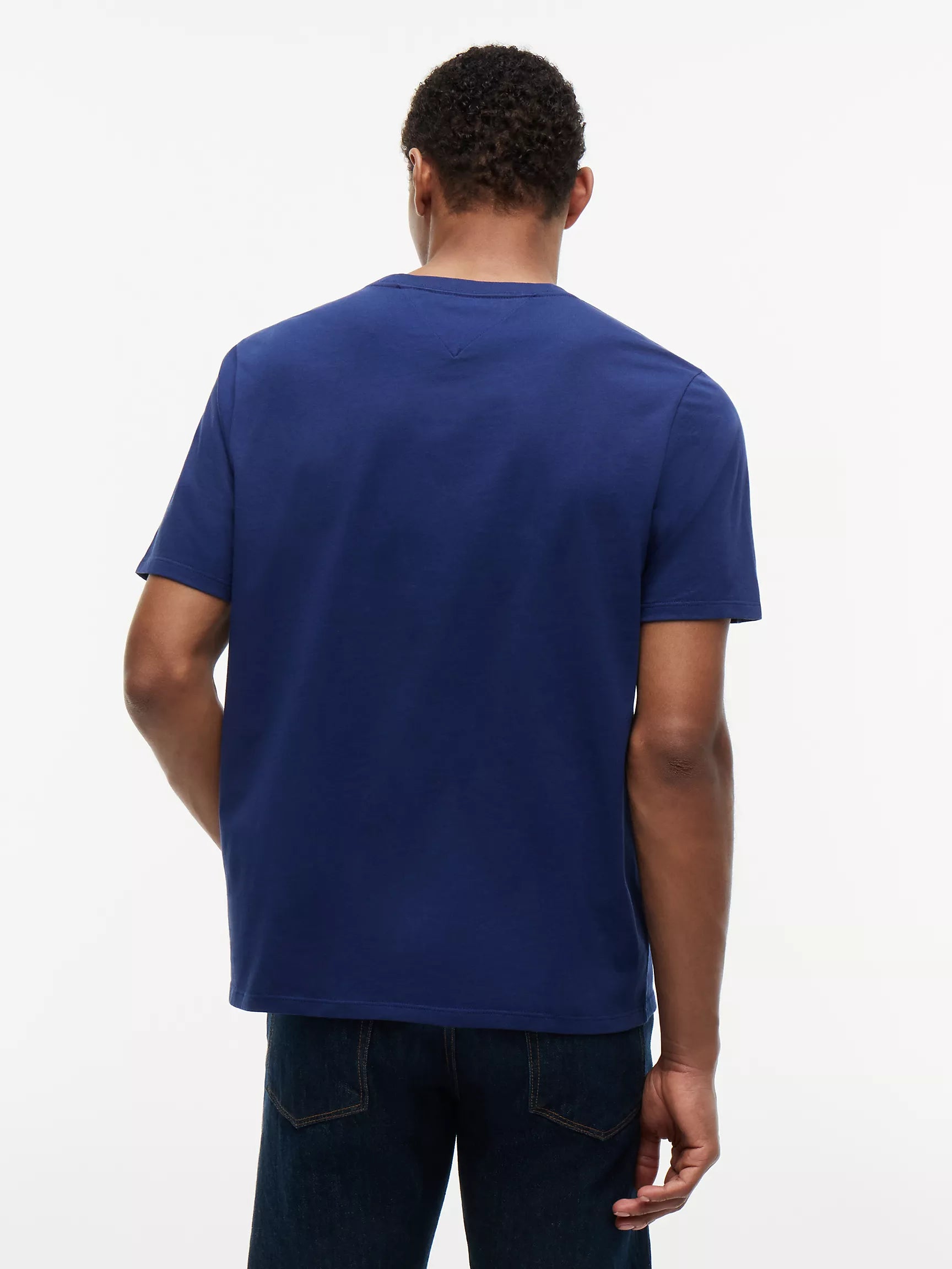 Two-Tone Flag Logo T-Shirt Navy