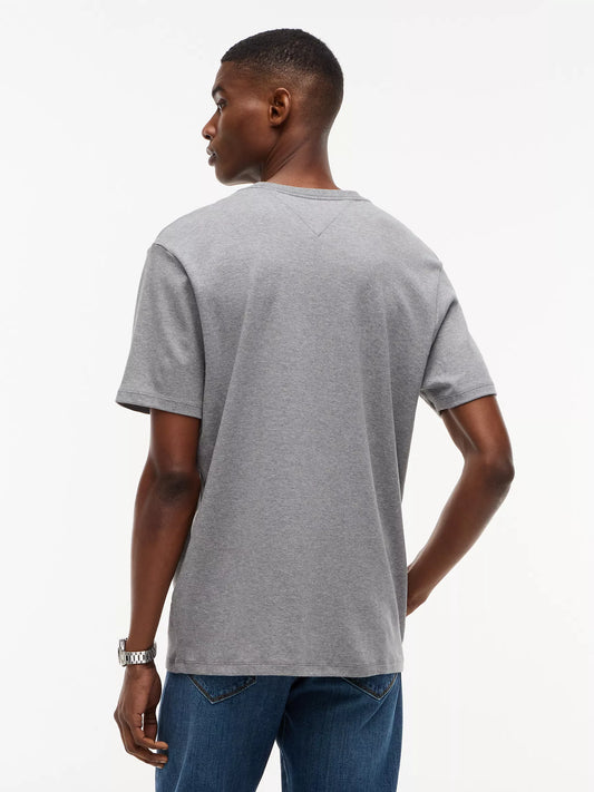 Hilfiger Embroidered Arch Logo T-Shirt B25 Grey Heather