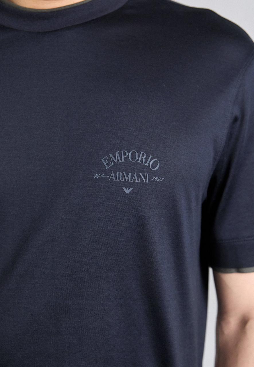 Emporio Armani Basic T-shirt - blu navy