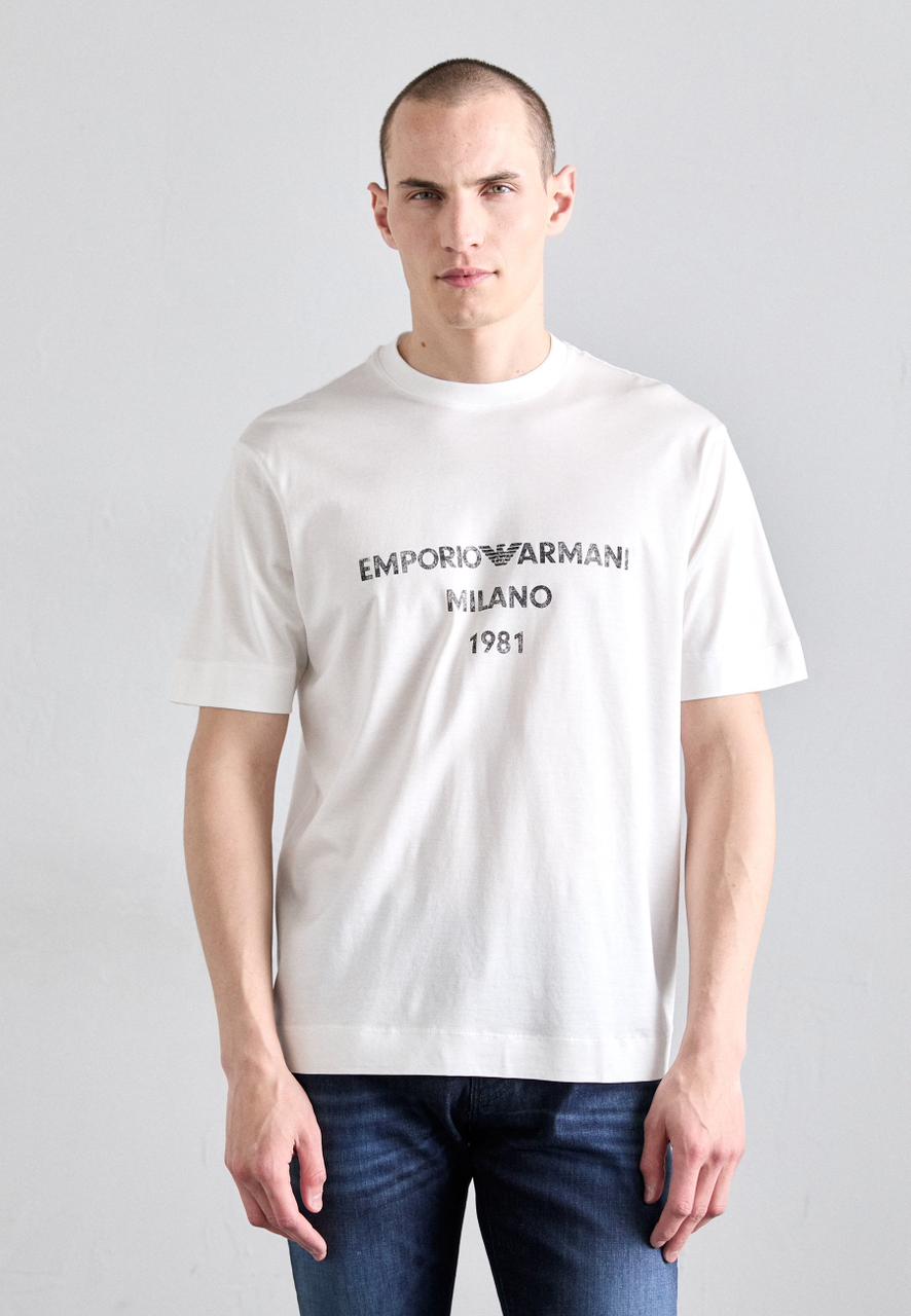 Emporio Armani Print T-shirt - snow white