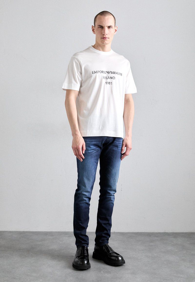 Emporio Armani Print T-shirt - snow white