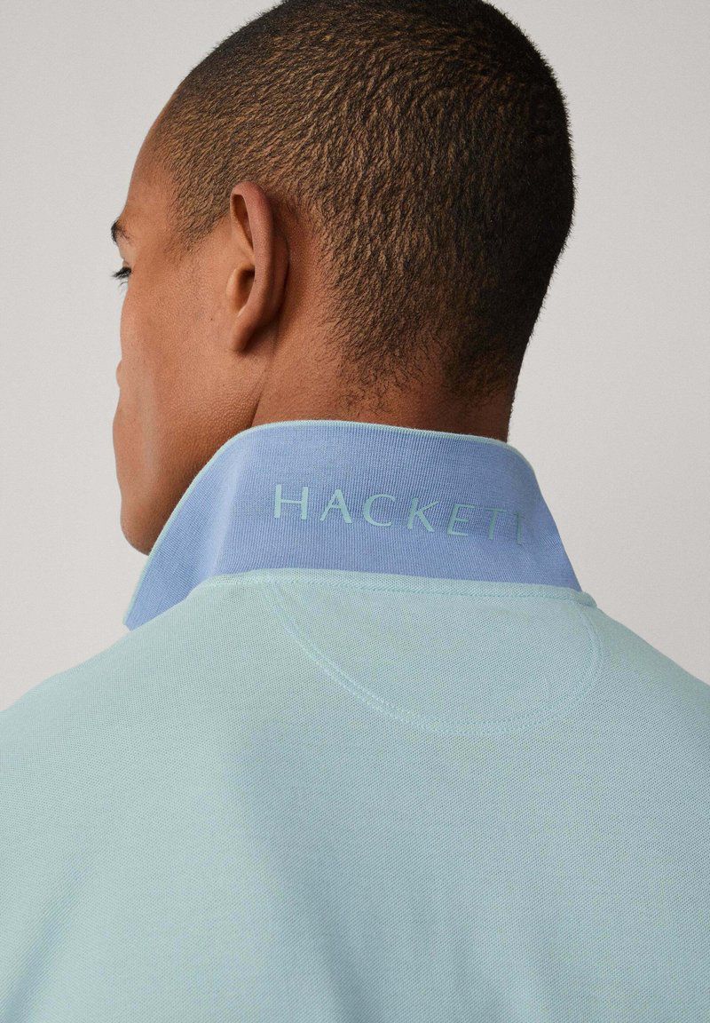 Hackett London LOGO - Polo shirt - lagoon blue