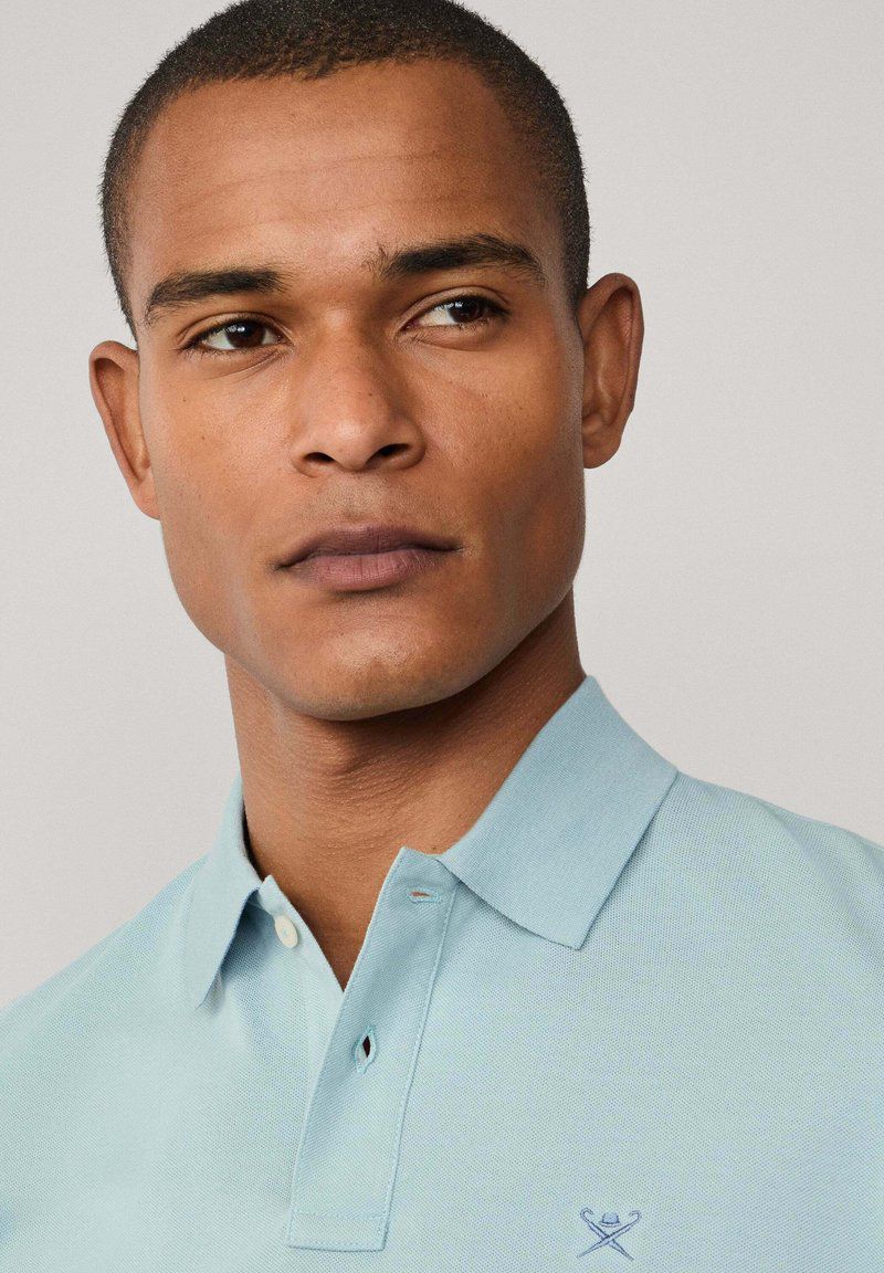 Hackett London LOGO - Polo shirt - lagoon blue