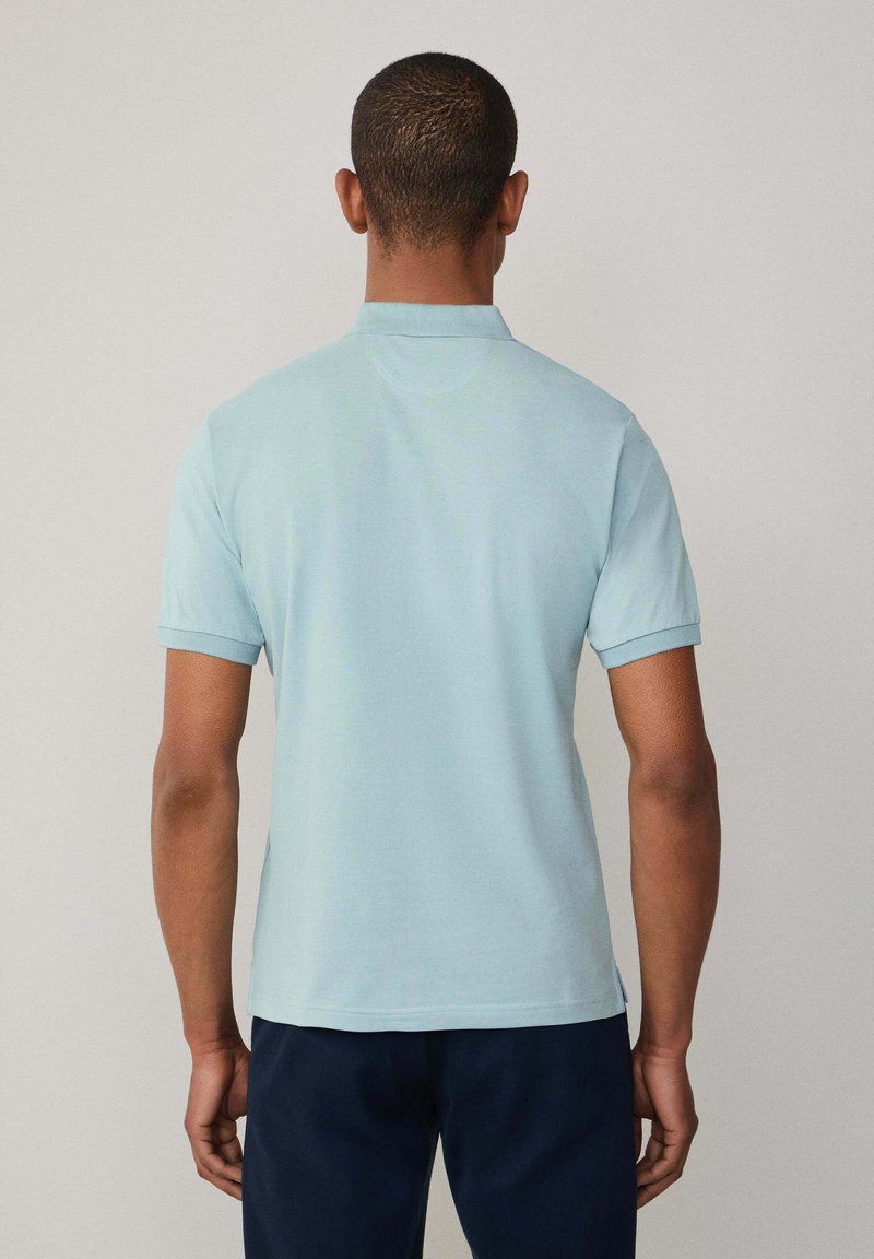Hackett London LOGO - Polo shirt - lagoon blue