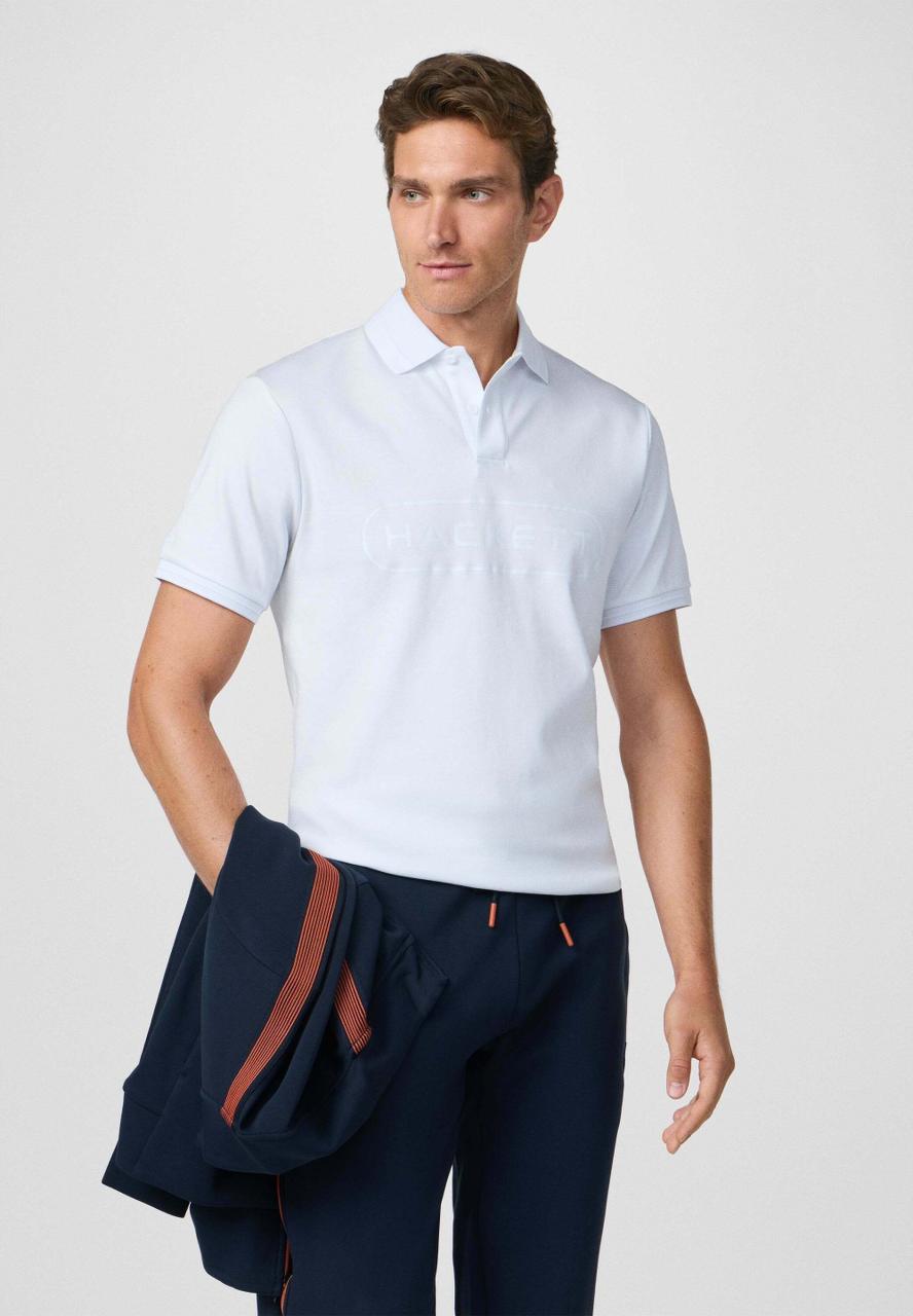 Hackett London ESSENTIAL - Polo shirt - optic white