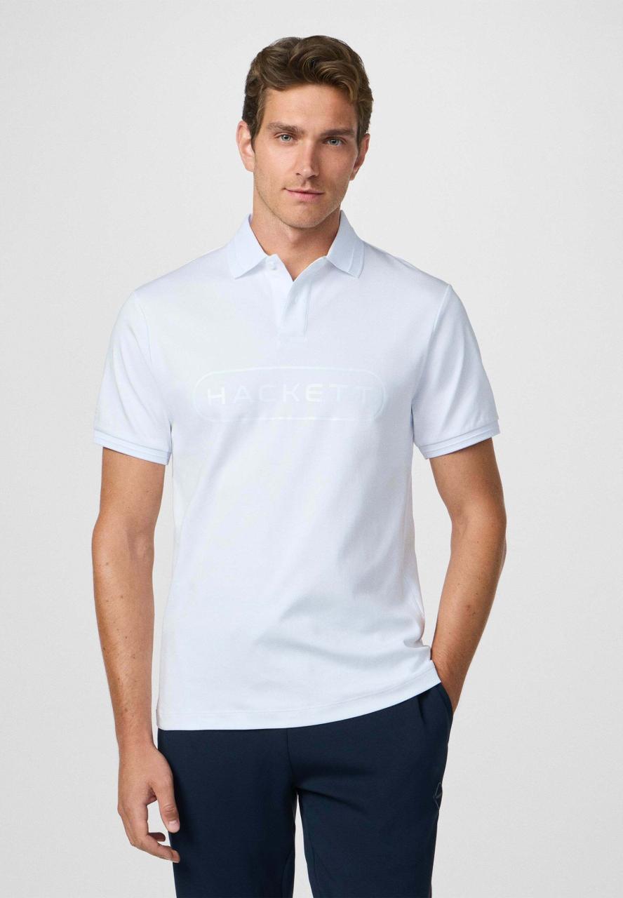Hackett London ESSENTIAL - Polo shirt - optic white
