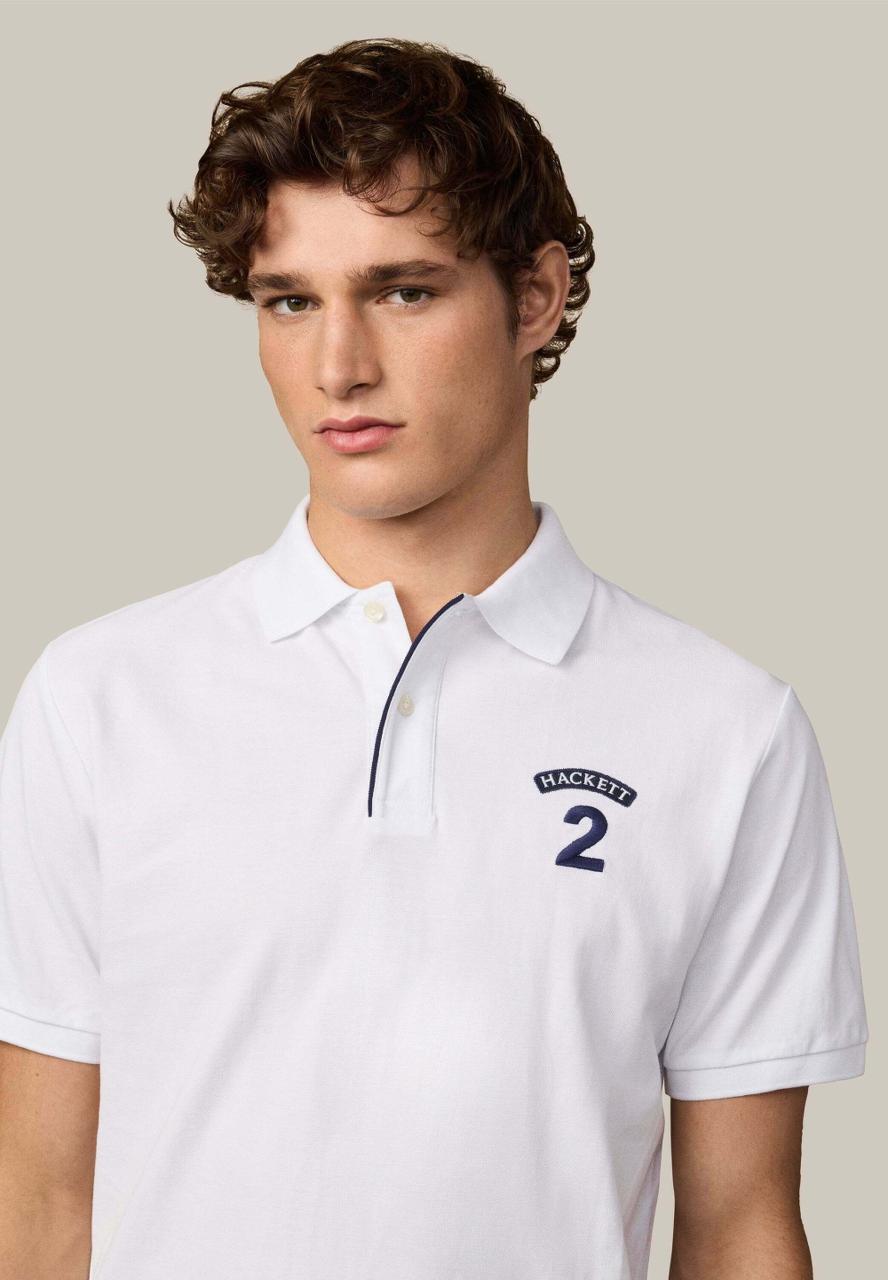 Hackett London HERITAGE - Polo shirt - optic white
