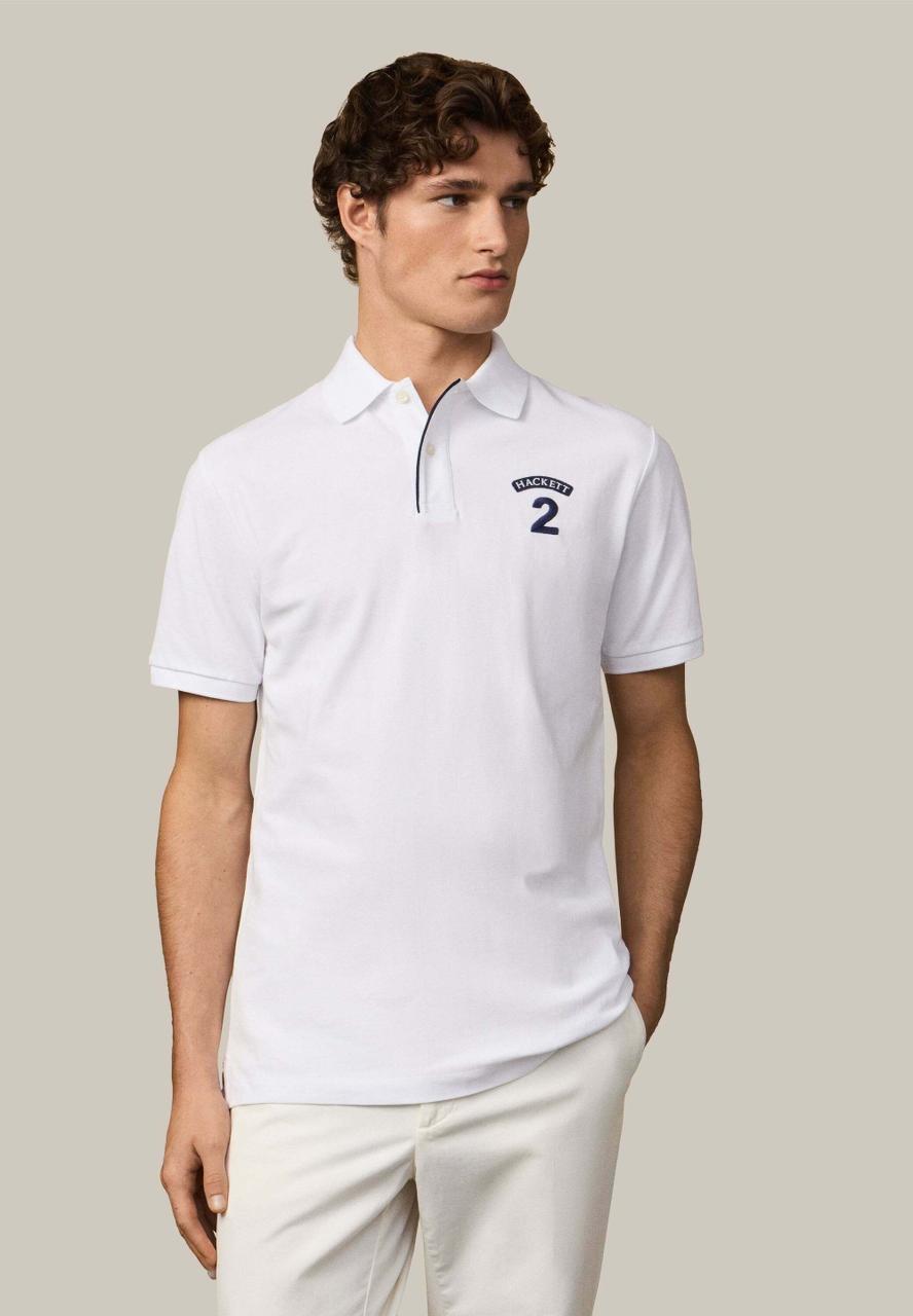 Hackett London HERITAGE - Polo shirt - optic white