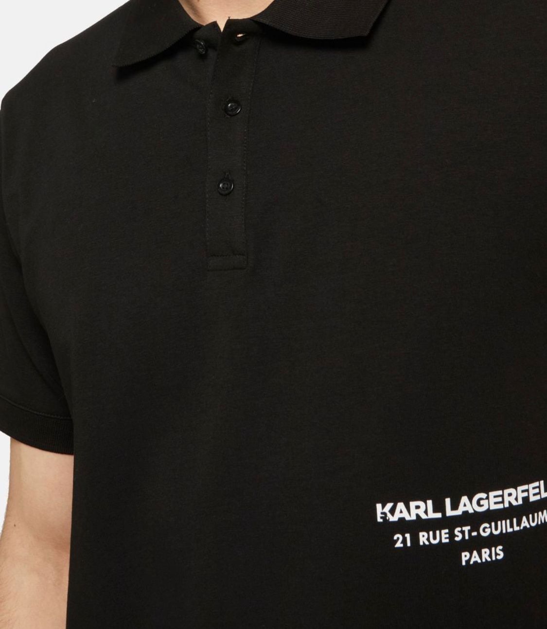 Karl Lagerfeld - Polo shirt - black