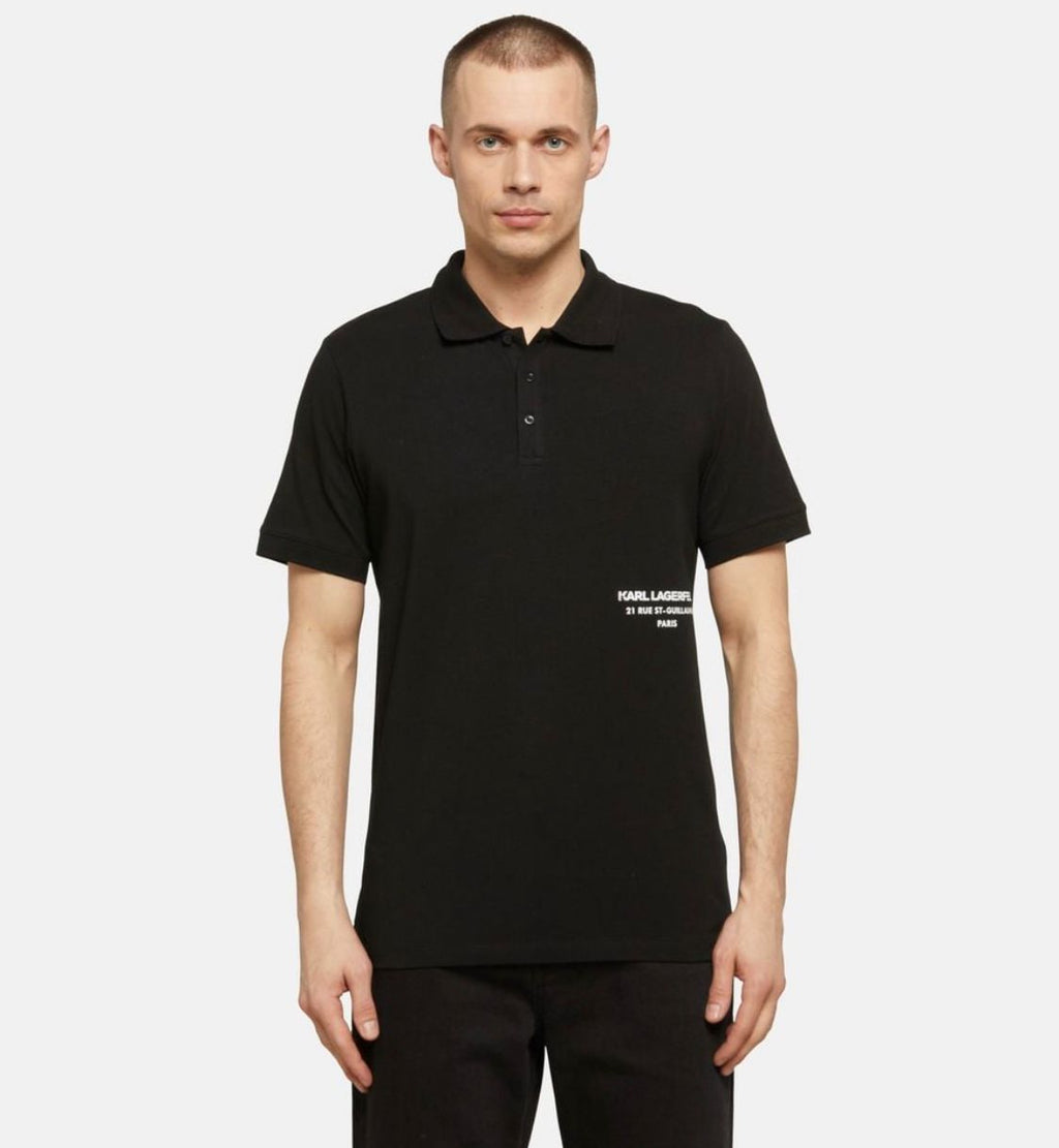 Karl Lagerfeld - Polo shirt - black