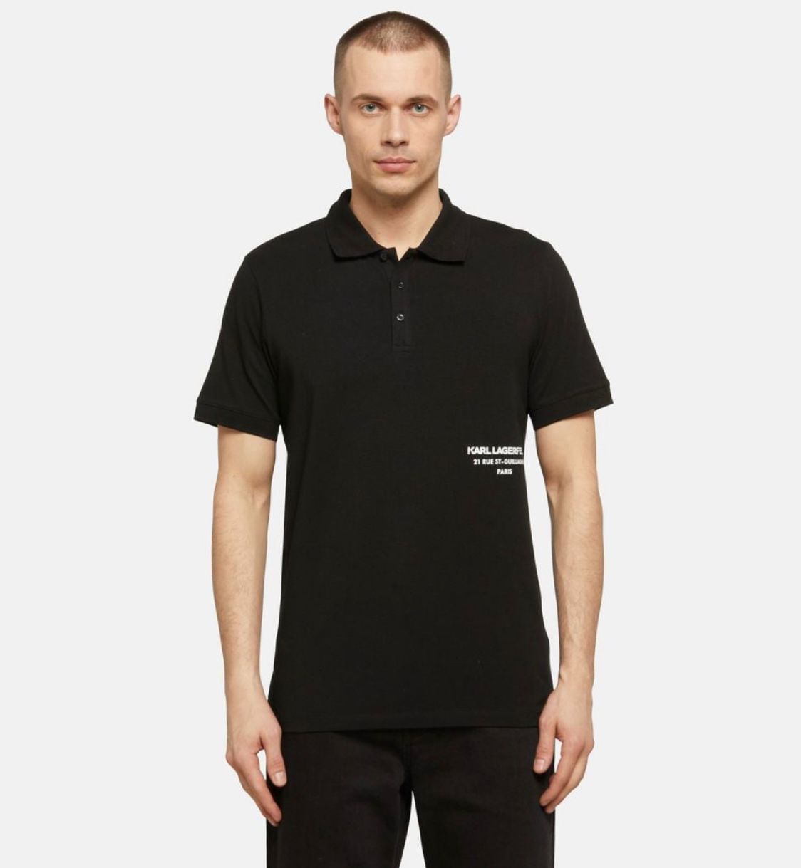 Karl Lagerfeld - Polo shirt - black