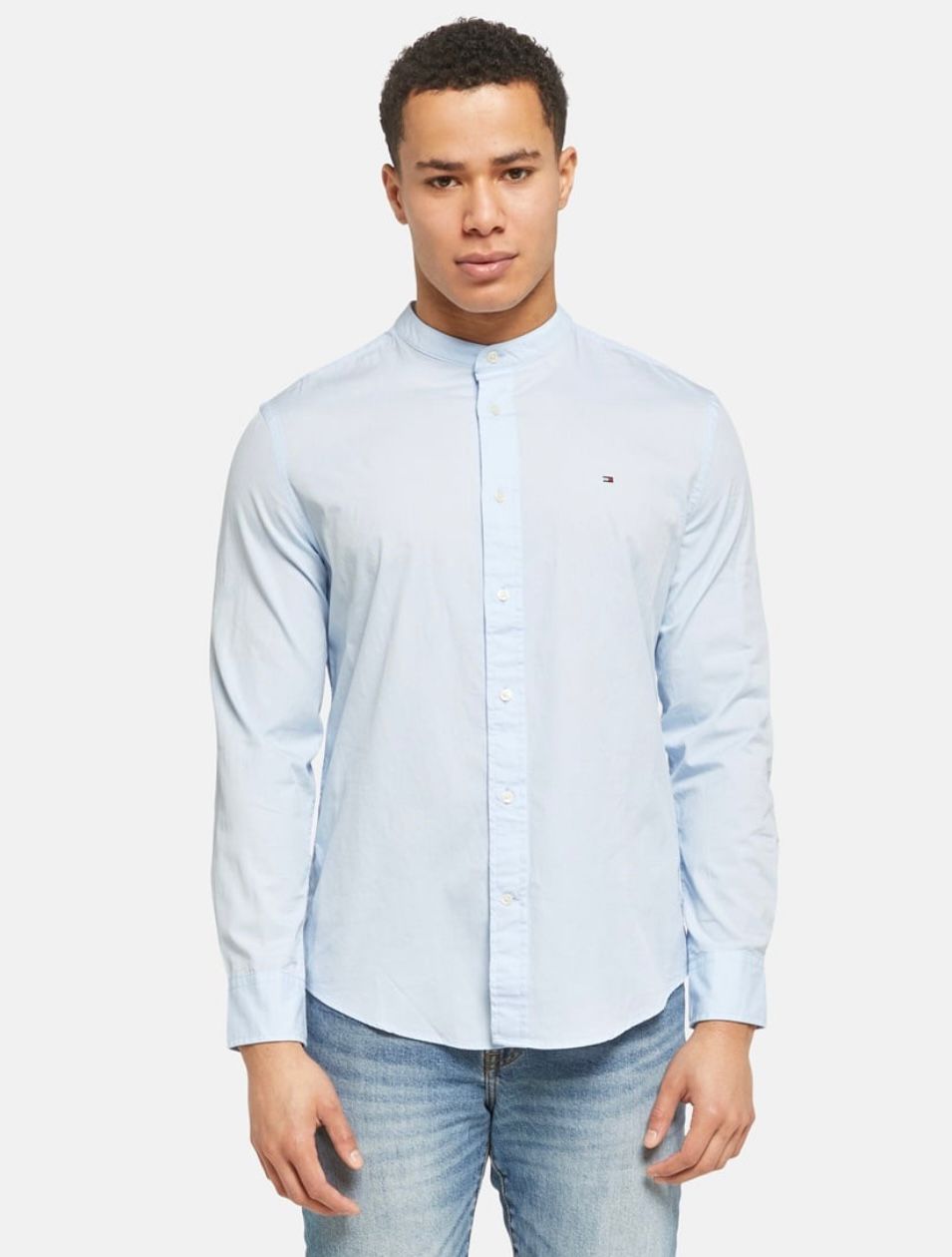 Tommy Jeans BAND SHIRT - Shirt - copenhagen blue